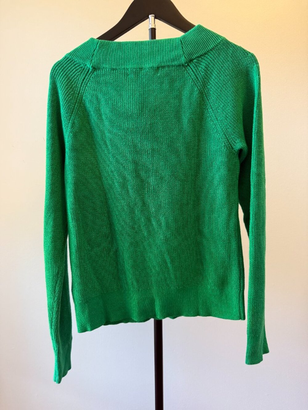 Ralph Lauren Black Label Emerald Green Sweater Size Medium Equestrian Buckle - Picture 4 of 4